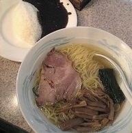 「支那そばと半カレー」@武田流 古式カレーライス 支那そば インディアン 蒲田西口店の写真