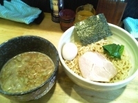 「味玉つけ麺+大盛（￥950）」@○心厨房の写真