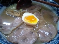 「塩チャーシューめん」@和風ラーメン シャリの写真