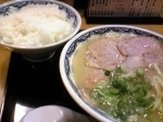 「チャーシュー麺+ライス」@麺徳の写真