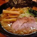 「和風トンコツラーメン+大盛+極太メンマ+温野菜+ライス」@横浜ラーメン てっぺん家 元住吉店の写真