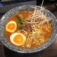 「坦々麺+半熟玉子」@ら・めん 風の写真