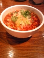 「サンラー刀削麺（ランチ限定）」@西安料理 刀削麺 火鍋 XI’AN 新橋店の写真