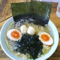 「鶏塩ラーメン（1日限定30食・650円）+だんべー.comクーポ」@横浜ラーメン高崎家の写真