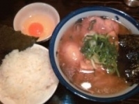 「塩たまらーめん&群馬県棒名町産地卵かけごはん」@とうかんやの写真