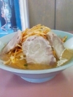 「ねぎ味噌チャーシュー997円（オマケ? 990円）」@くるまやラーメン 妙典店の写真