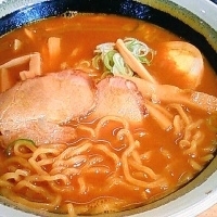 「カレーらーめん クーポンメンマ（750円）」@麺矢龍王 大森本店の写真