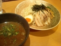「つけ麺（コッテリ、平打ち麺）」@麺屋青山 臼井店の写真