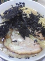 「岩のりらーめん+ちゃーしゅー飯」@らーめん潤 蒲田店の写真