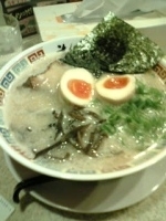 「白柳ばりこてらーめん+味玉」@九州大牟田らーめん きらら 橋本店の写真