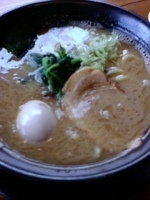 「ラーメン+煮卵」@自由多夢の写真