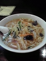 「今月の一杯 もやしソバ（黒酢）」@麺工房HIRAMAの写真