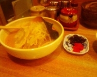 「味噌ラーメン@替え玉」@とんこつらーめん 笑丸の写真