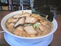 「チャーシューメン大盛り（こってり）\1,100」@丸信ラーメン 柳田店の写真