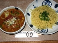 「辛みそつけ麺」@与ろゐ屋の写真