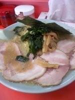 「ネギ味噌チャーシュー（コッテリ・カタメ）￥800」@ラーメンショップ 薮塚店の写真