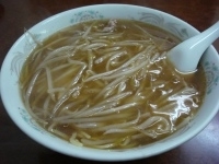 「モヤシソバ+焼餃子」@一寸亭の写真