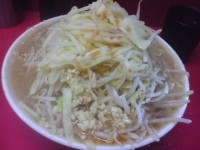 「大ブタ・野菜・ニンニク・カラメ」@ラーメン二郎 京急川崎店の写真