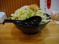 「塩ごじ麺（大盛り）」@中華そば・特製もりそば 満帆 伊勢崎店の写真