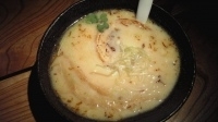 「豆乳ラーメン（￥800）」@手打ちラーメン創房 舌笑家の写真