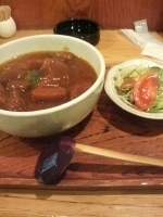 「ハンガリアングラーシュラーメン（ビーフシチュー味 牛ブロック入り」@芙蓉の写真