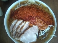 「赤道（野菜マシ）+豚」@にかいやの写真