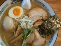 「我龍半熟味玉チャーシュー（しょう油）」@麺屋我龍の写真