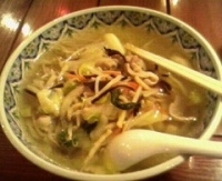 「野菜ラーメン（刀切麺）」@中国ラーメン 揚州商人 横浜スタジアム前店の写真