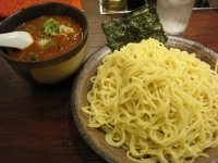 「四川麻婆豆腐つけ麺・特盛り+スープ増量」@つけ麺大臣 池袋西口店の写真