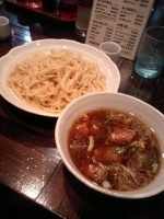 「鴨つけ麺」@支那そば きび 桃太郎外伝の写真