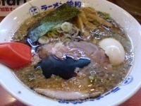 「嵐げんこつらあめんBLACK 旧1号」@らあめん花月嵐 坂戸わかば店の写真