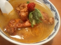 「桜かみつきラーメン（790円）」@元祖世界のガンジーラーメンの写真