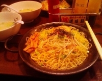 「焼きラーメン（大盛）」@ヌードルダイニング 竈2の写真