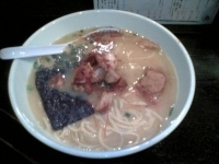「鶏梅肉そば」@塩そば 桑ばらの写真