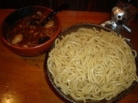 「辛つけ麺特盛り（あつもり）+1玉」@きんの写真