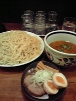 「つけ麺味玉付き大盛り」@中華そば 志の田の写真