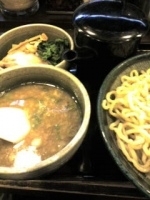 「極味太切りつけ麺醤油（大盛り）」@麺創房 無敵家の写真