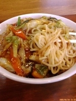 「スタミナ冷やし麺ダブル+具多め（700円+100円+50円=85」@スタミナラーメン がむしゃの写真