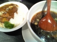 「半らーめんセット・醤油（￥880）」@北海道上川町ご当地ラーメン 夕やけの写真