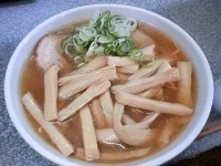 「竹+メンマ多入り」@らうめん専門店 めんきちの写真