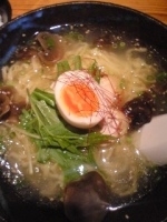 「軍鶏白湯塩ラーメンランチ」@瓦の写真