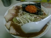 「ネギバラチャーシュー（塩コッテリ）￥850+特濃￥100+ニンニ」@ラーメン 日本一の写真