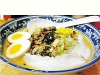 「進化系焙煎味噌ラーメン800円+（半熟卵100円）」@ラーメンオールスターズ 泰斗佐野イオン店の写真