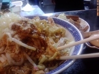 「まぜそば（赤・チーズマシ）+小ブタ（800円+150円=950円」@匠神角ふじ 柏店の写真