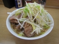 「小ラーメン豚ダブル+ニンニク（900円）」@ラーメン二郎 栃木街道店の写真