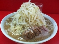 「ラーメン（ニンニク、野菜多め）」@ラーメン二郎 松戸駅前店の写真