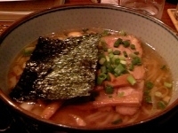 「「完熟らーめん」780円 + 餃子セット（餃子+小ライス）300」@ラーメン工房 天空軒の写真