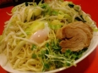 「つけ麺 醤油 麺マシ ヤサイ ニンニク ネギ」@ちばからの写真