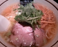 「塩のフランキー中華そば 800円」@我流旨味ソバ 地雷源の写真