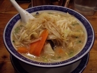 「野菜豚骨醤油麺」@麺家 くさび 郡山本店の写真